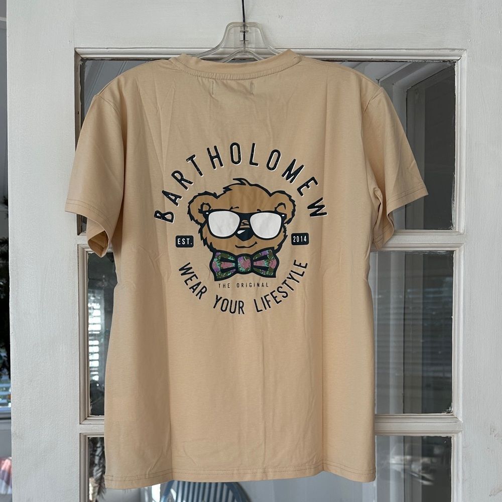 NWT Bartholomew The Original Bear Graphic T-Shirt